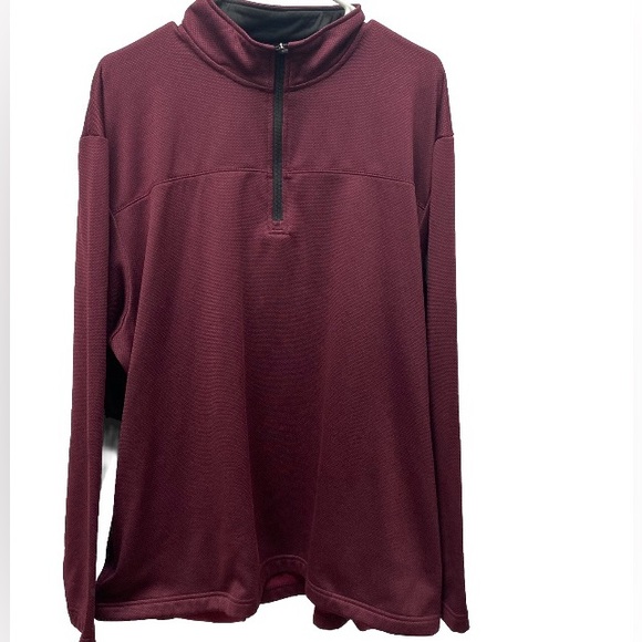 PGA Tour Other - PGA Tour jacket men's size XXL pullover 1/2 zip burgundy golf golfer
